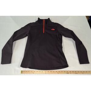 The North Face Women’s Glacier Pullover 1/4-Zip Small Purple Orange Outdoor SM
